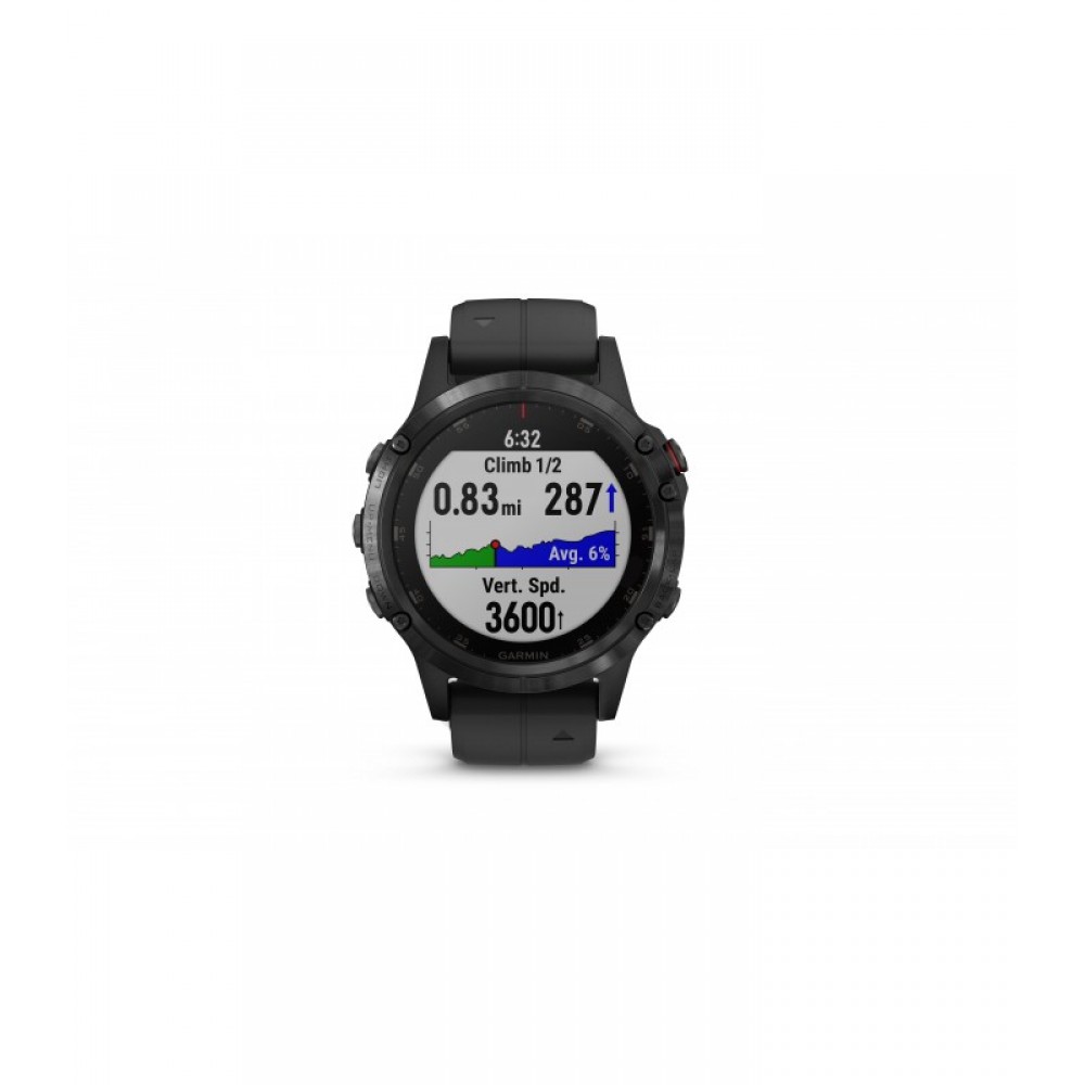 Ceas Garmin Fenix 5 Plus Sapphire Negru curea neagra 010 01988 01 InfinityRun